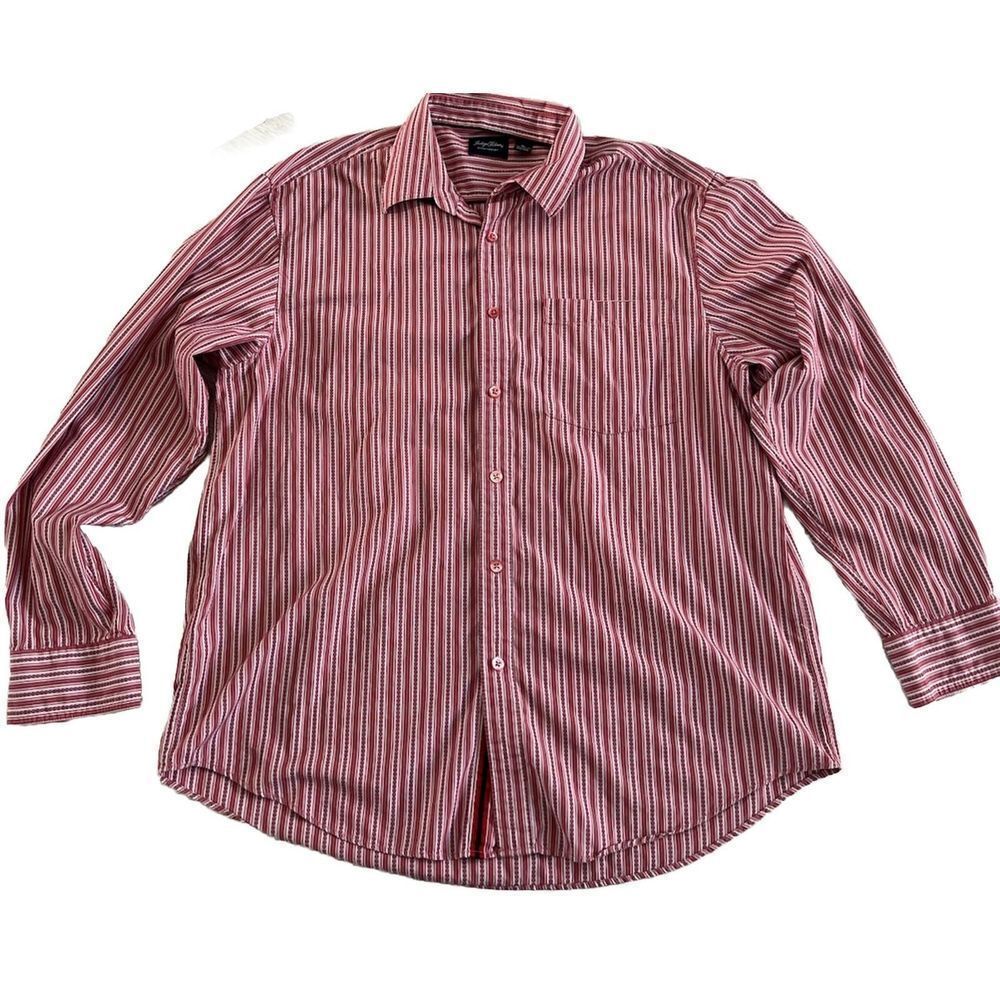 Vintage 1990’s  Indigo Palms Denim Company Men’s Dress‎ Shirt Long Sleeve XL